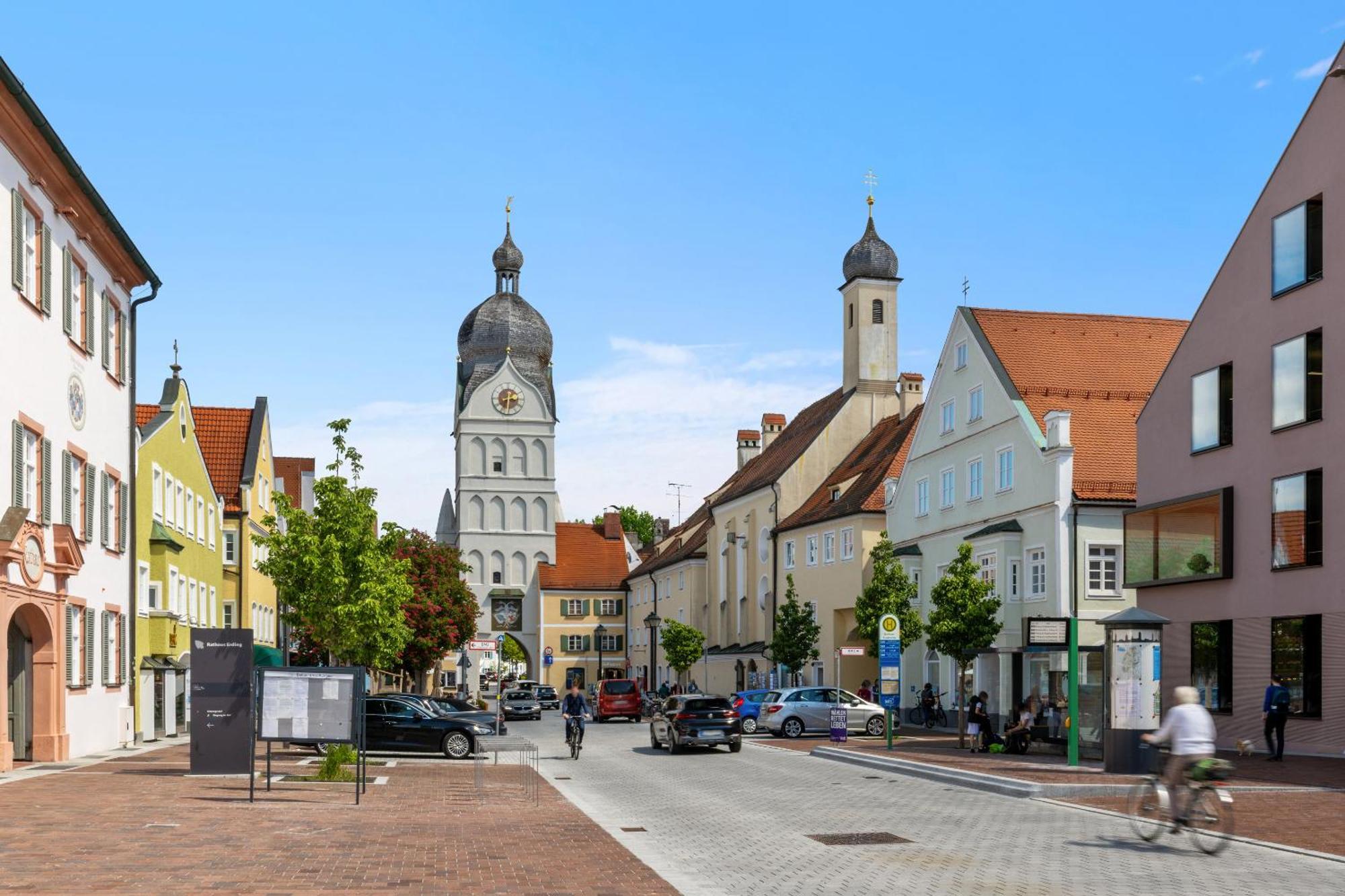 Helloflats - Luxus-Penthouse - Balkon - Parking - Zentrum - Therme - Naehe Flughafen Muc Erding Esterno foto